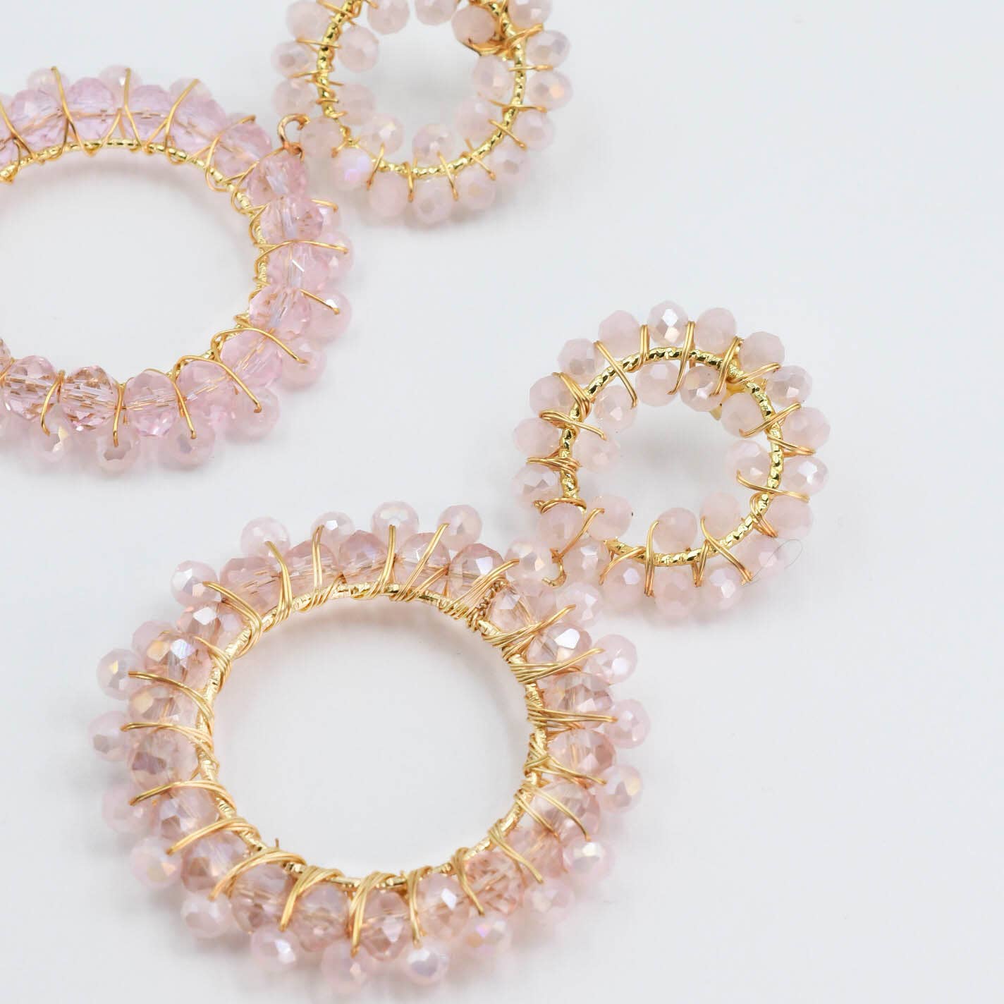 Marisa Baby Pink Drop Earrings - Uniquely Claudia Boutique