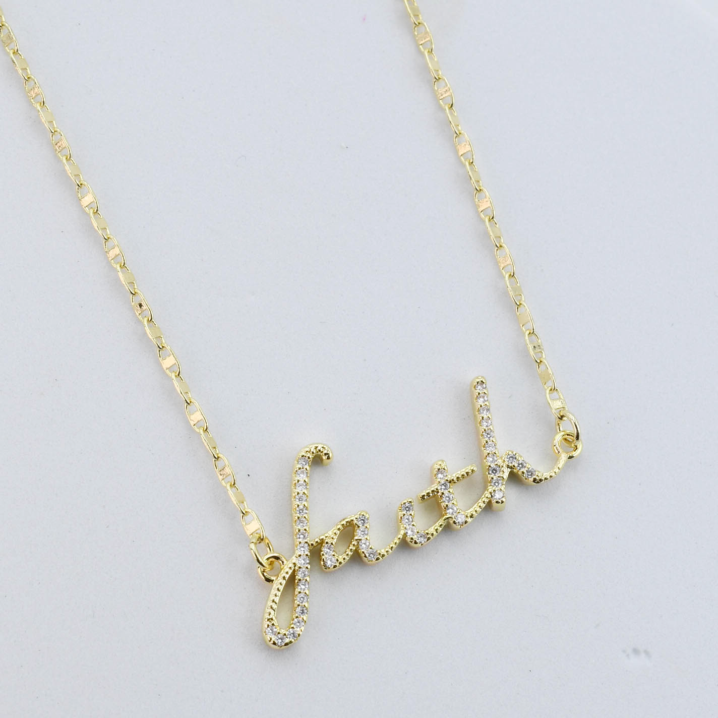 Faith 14K Gold-Plated Necklace