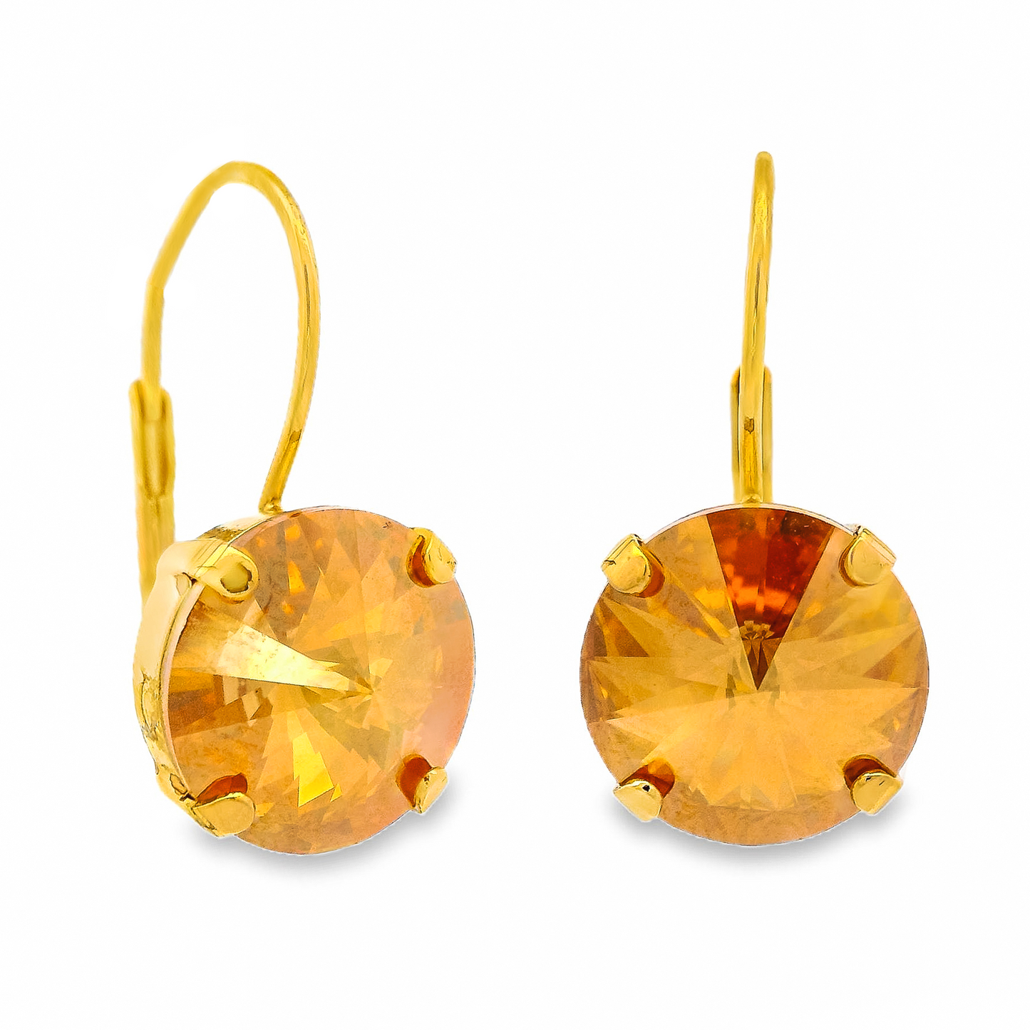 Caitlin Small Round Earrings in Candy Crush - Uniquely Claudia Boutique