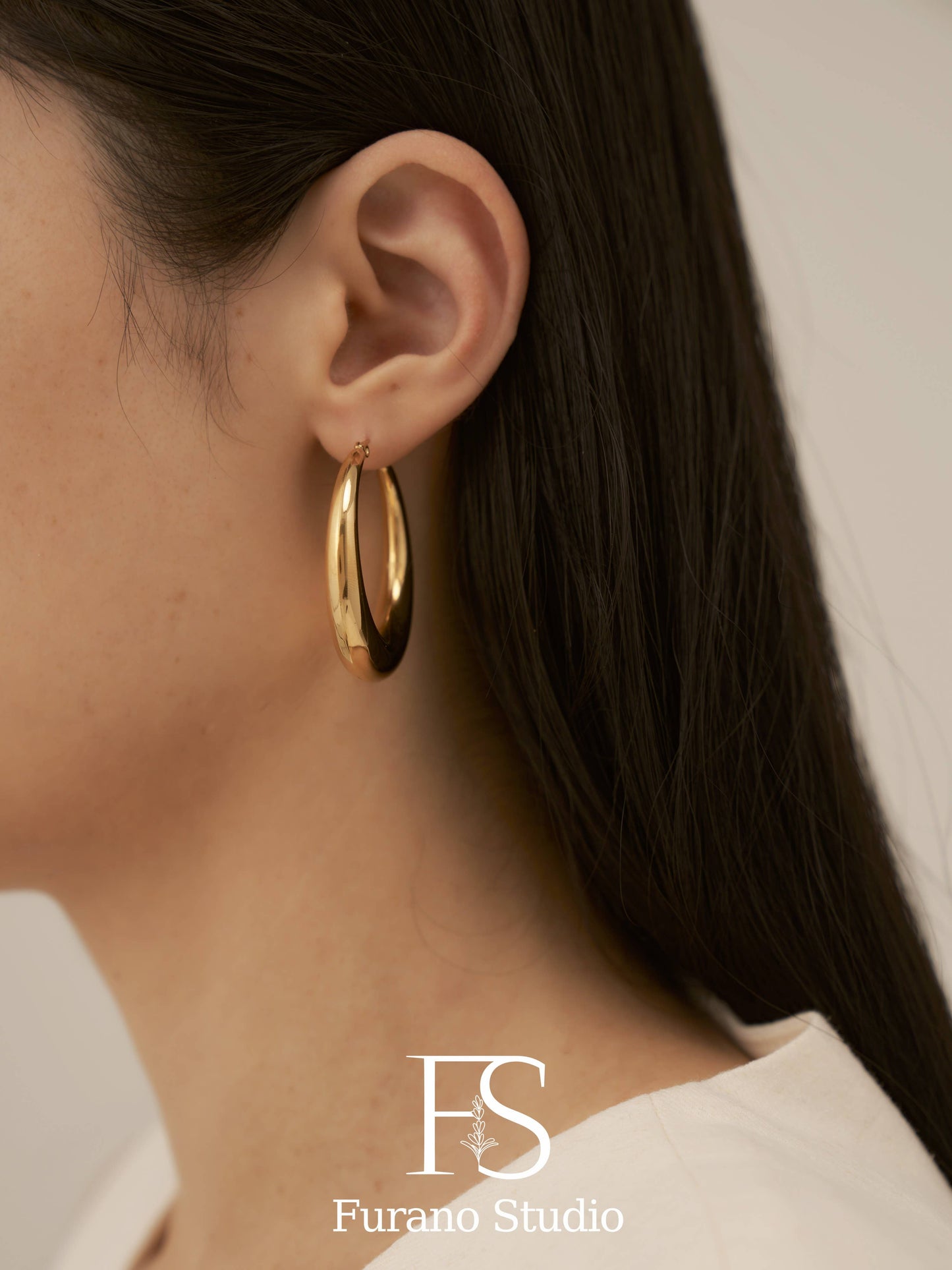 18k Gold Plated Hoop Earrings - Uniquely Claudia Boutique