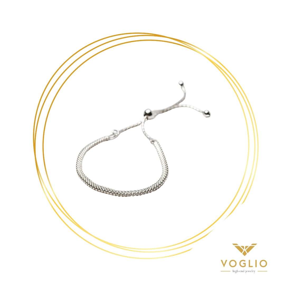 Adjustable Sterling Silver Chain Bracelet | Uniquely Claudia Boutique