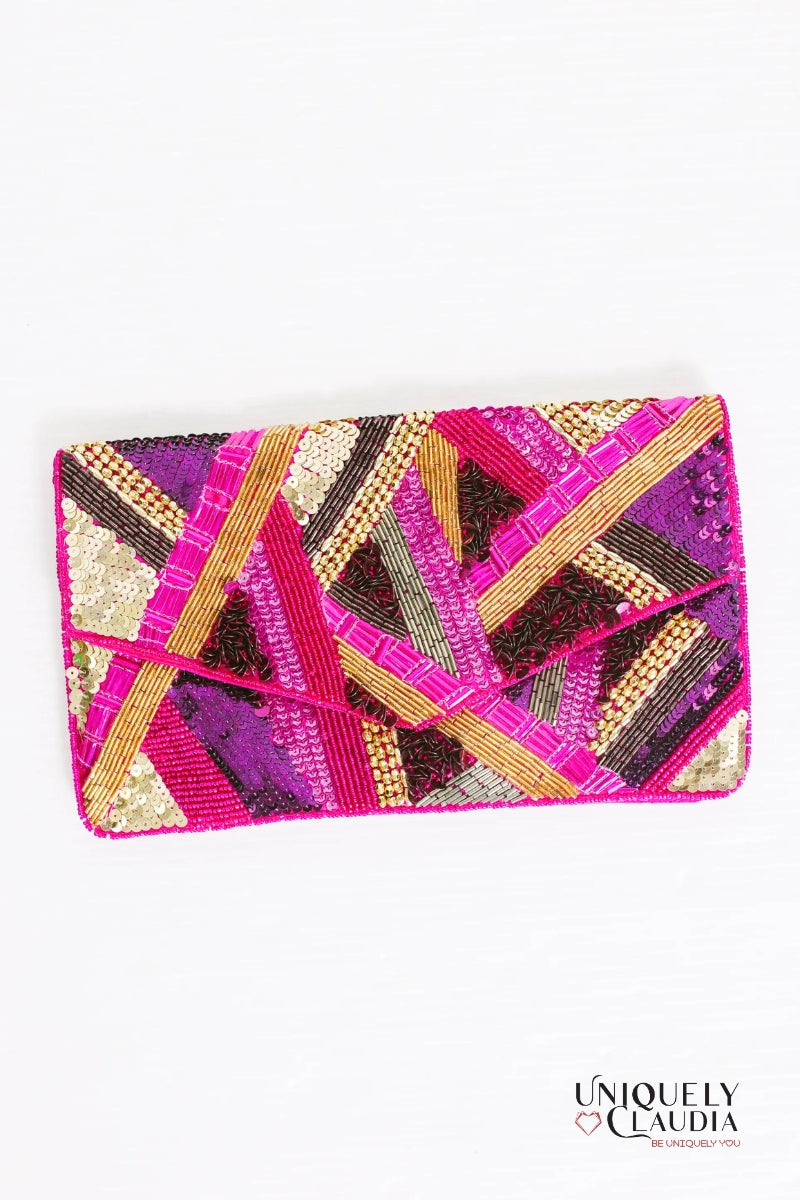 Barbie Disco Beaded Clutch