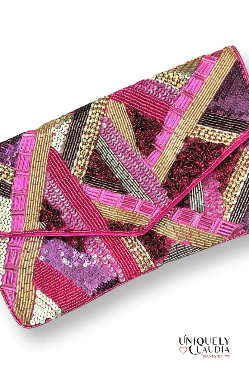 Barbie Disco Beaded Clutch