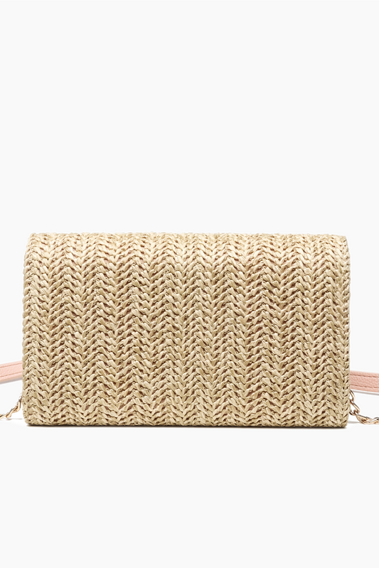 Bonnie Straw Wallet Crossbody Purse | Uniquely Claudia