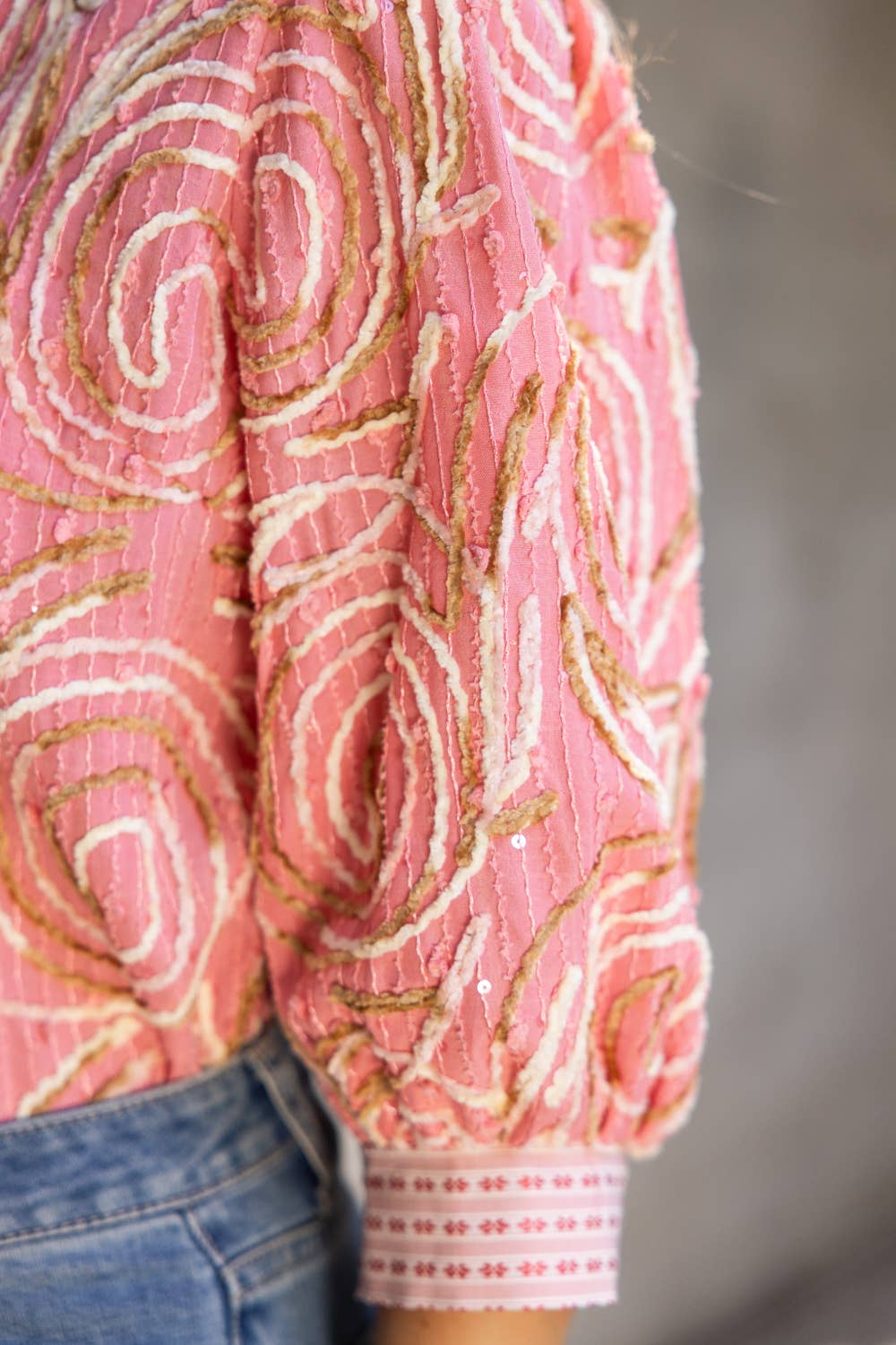 Breanna Detailed Multi Embroidery Top - Uniquely Claudia Boutique