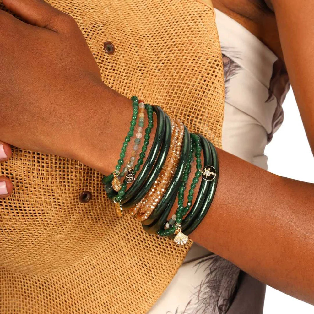 BuDhaGirl: Frond All Weather Serenity Prayer Bangles