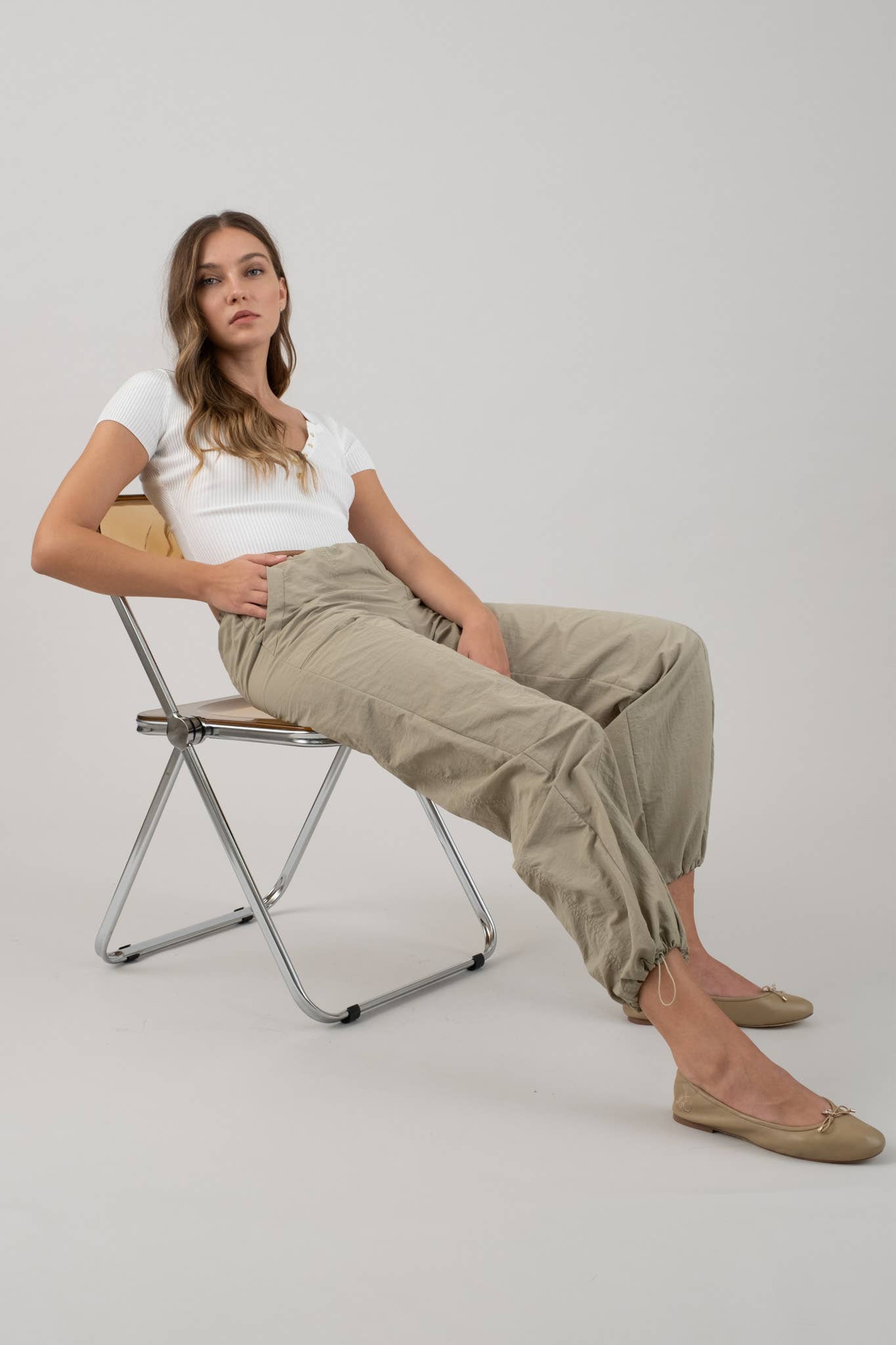 Cynthia Snap Button Sweater Knit Crop Top | Uniquely Claudia