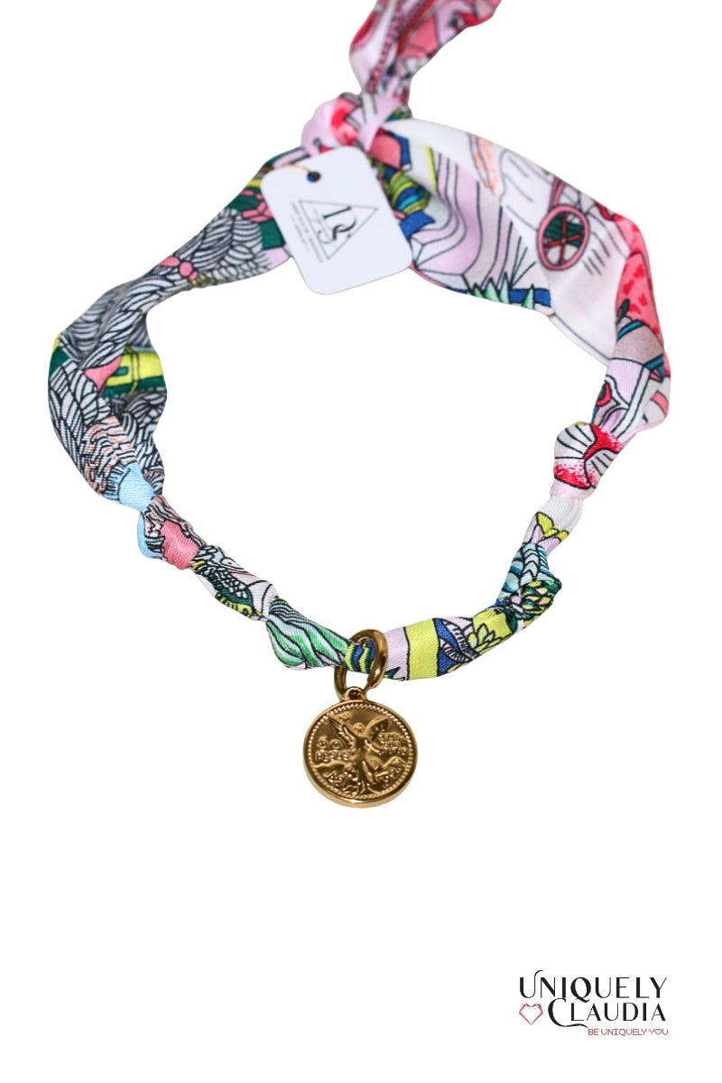 Gilded Coin Scarf Necklace