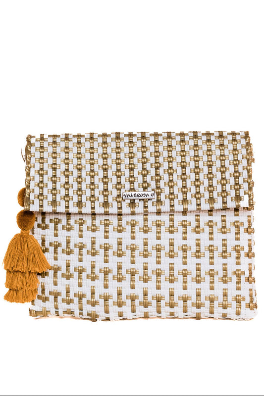 Golden Collection Clutch with Tassel | Uniquely Claudia