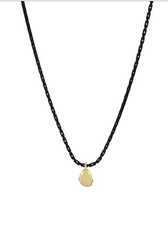 Geometric Teardrop Enamel Necklace - Uniquely Claudia Boutique