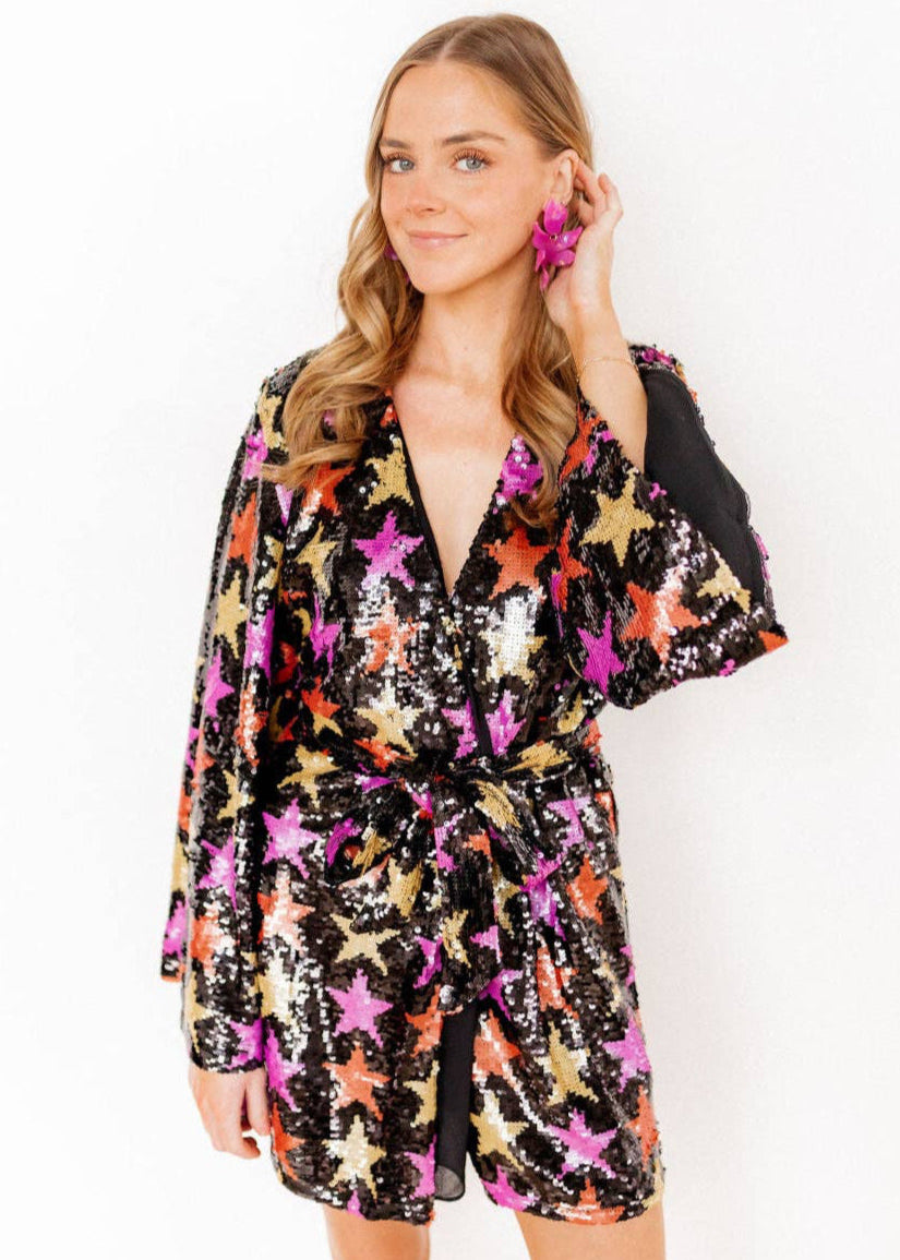 LINNY: Flora Orchid Purple Earrings