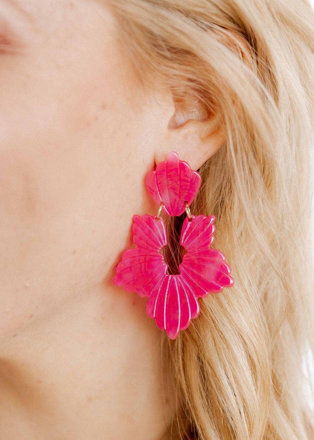 LINNY: Michelle Cosmic Pink Earrings | Uniquely Claudia