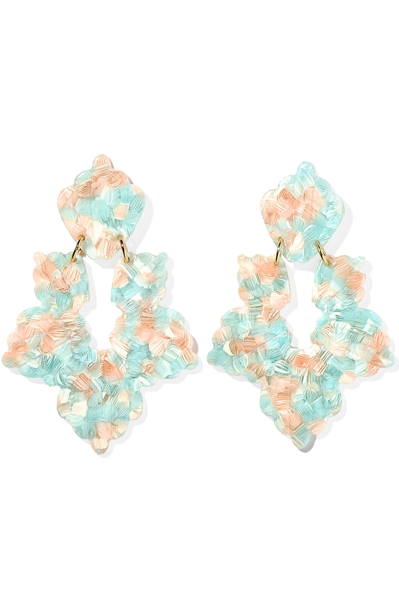 LINNY: Michelle Mint Shell Earrings | Uniquely Claudia