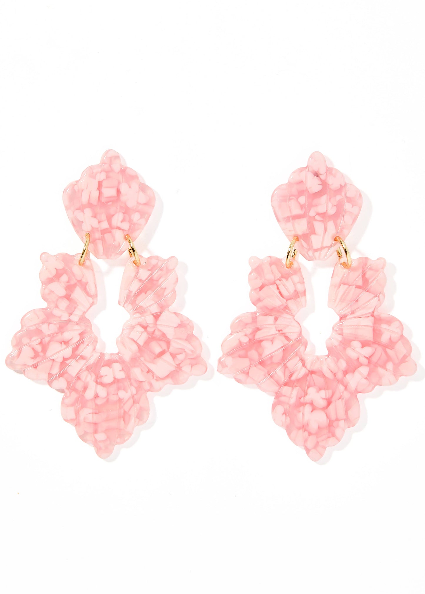 LINNY: Michelle Pink Taffy Earrings | Uniquely Claudia