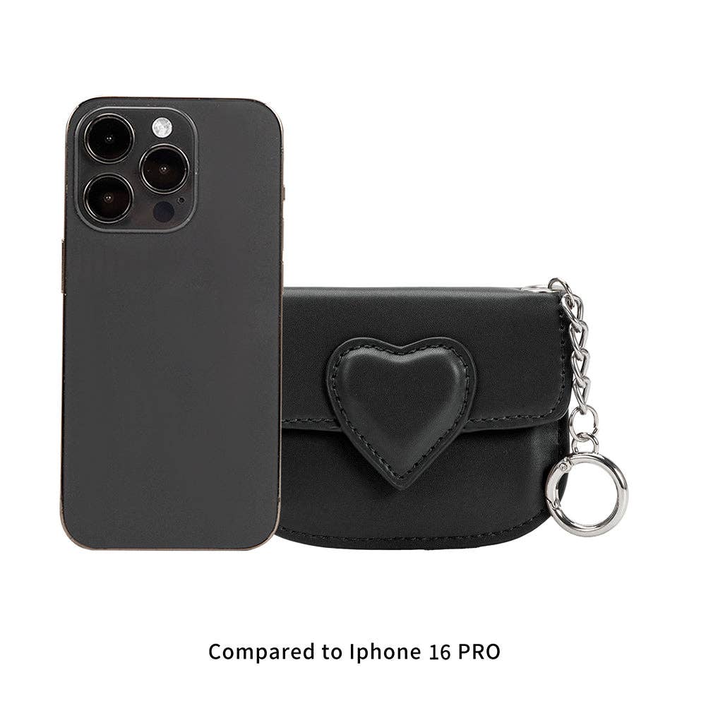 MELIE BIANCO: Lovell Espresso Vegan Leather Card Holder
