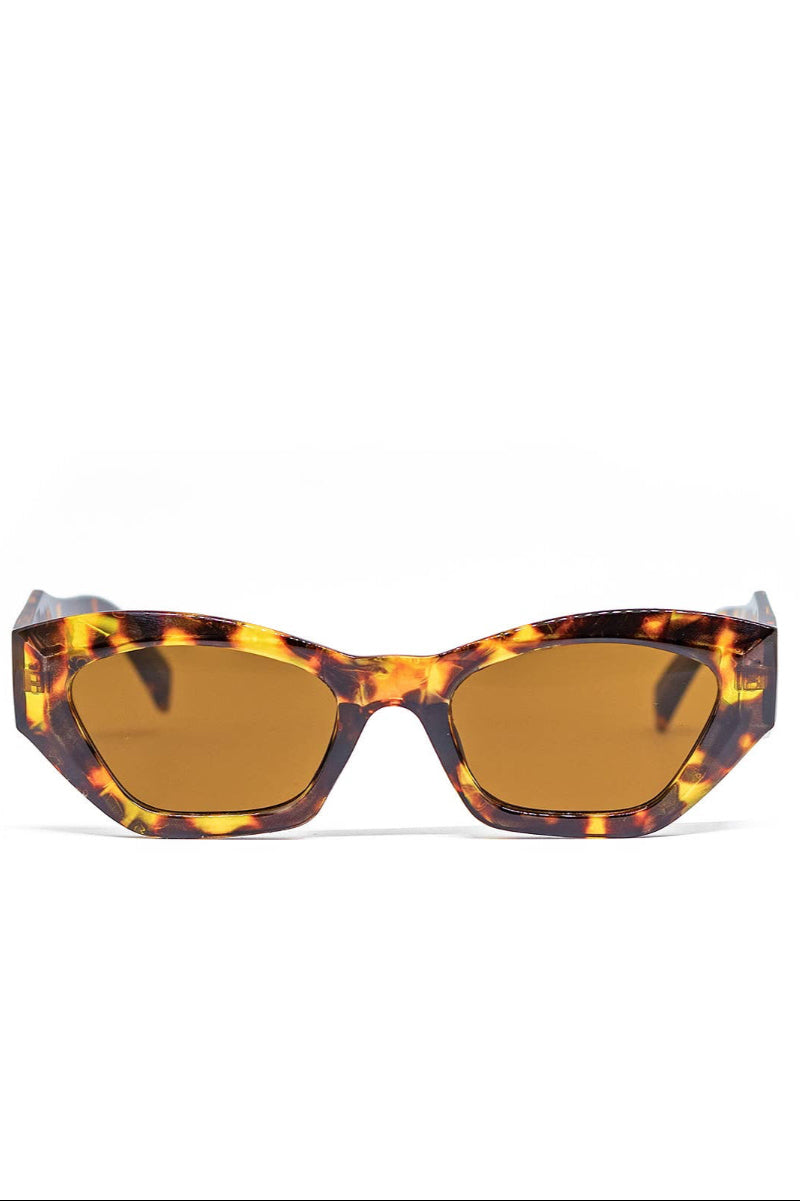 Minue | Greta Sunglasses in Carey MINUE: Gugu Gold Carey Sunglasses | Uniquely Claudia Boutique main image 4