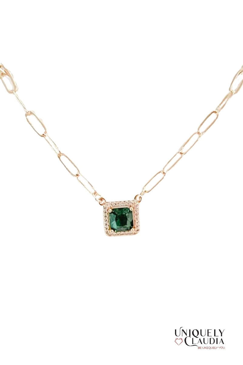 May Necklace - 14kt Gold Plated