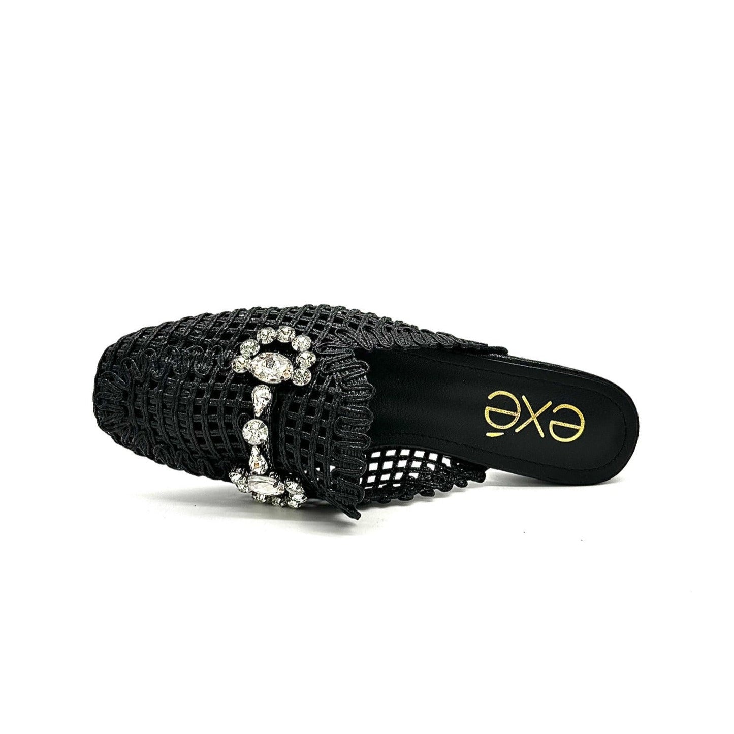 Melas Embellished Leather Loafer Mule
