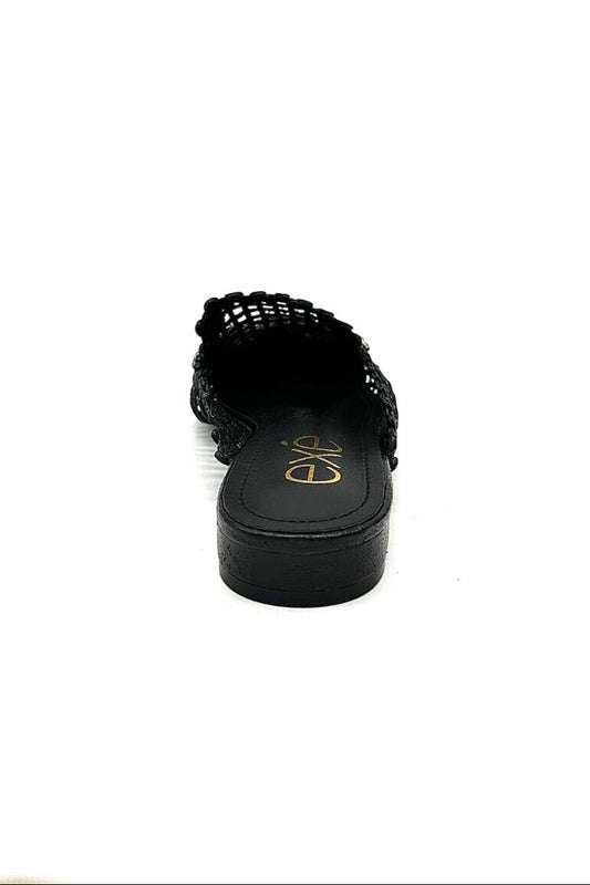 Melas Embellished Leather Loafer Mule