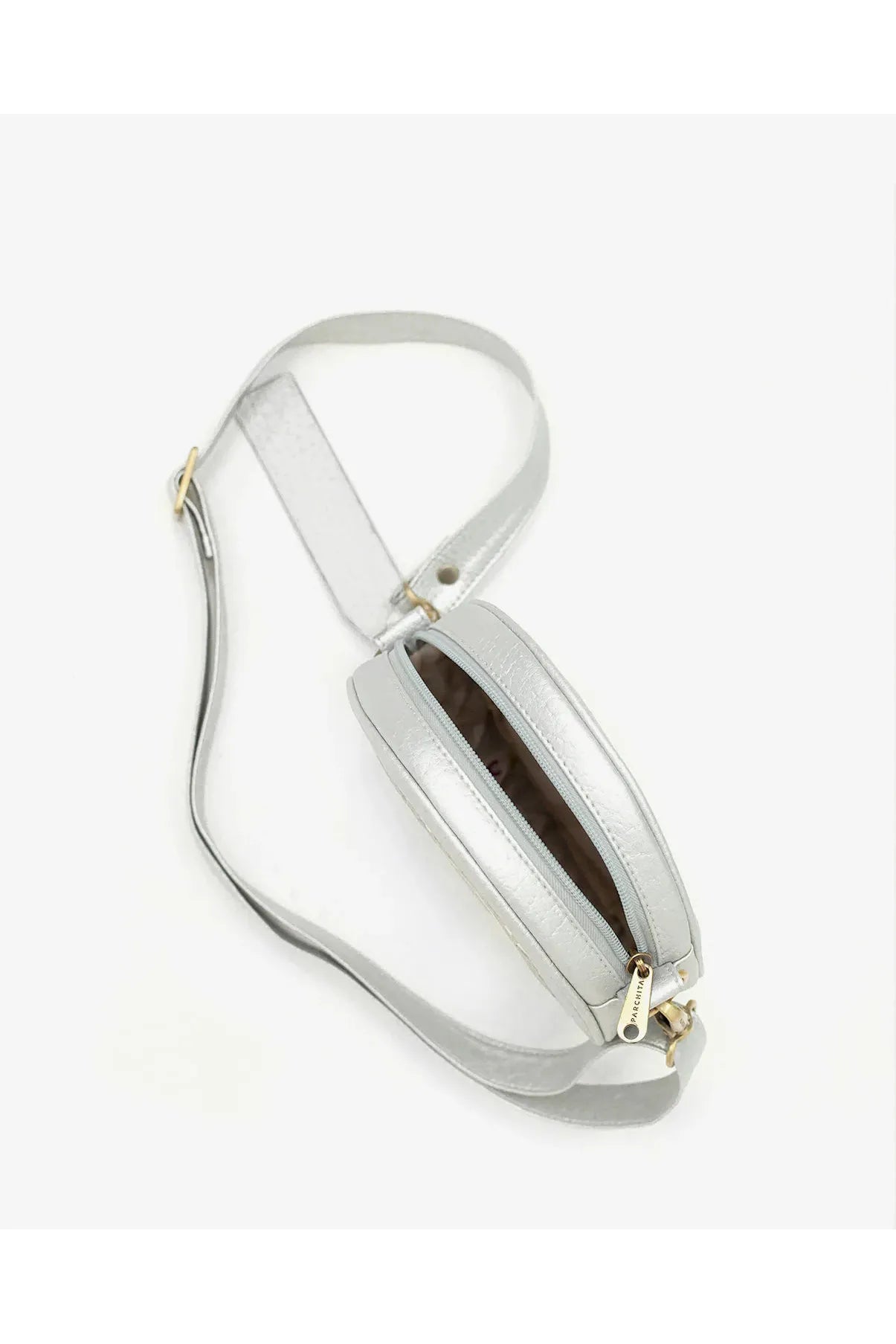 PARCHITA Mini Disco Silver Bag - Uniquely Claudia Boutique