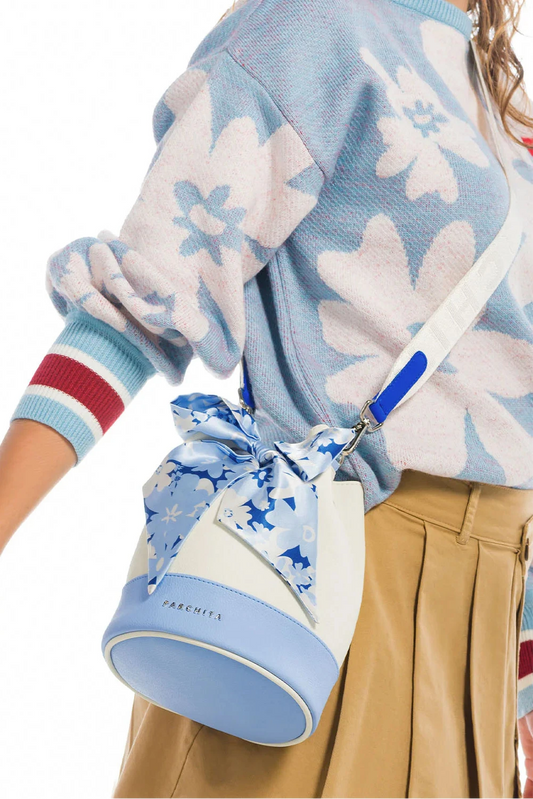 PARCHITA Vilma Sky Blue Bag | Uniquely Claudia Boutique