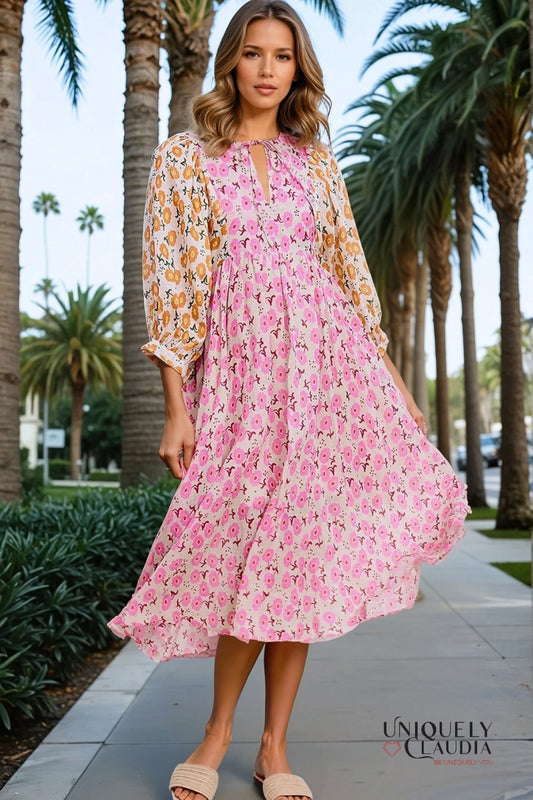 Payton Blossom Midi Dress | Uniquely Claudia