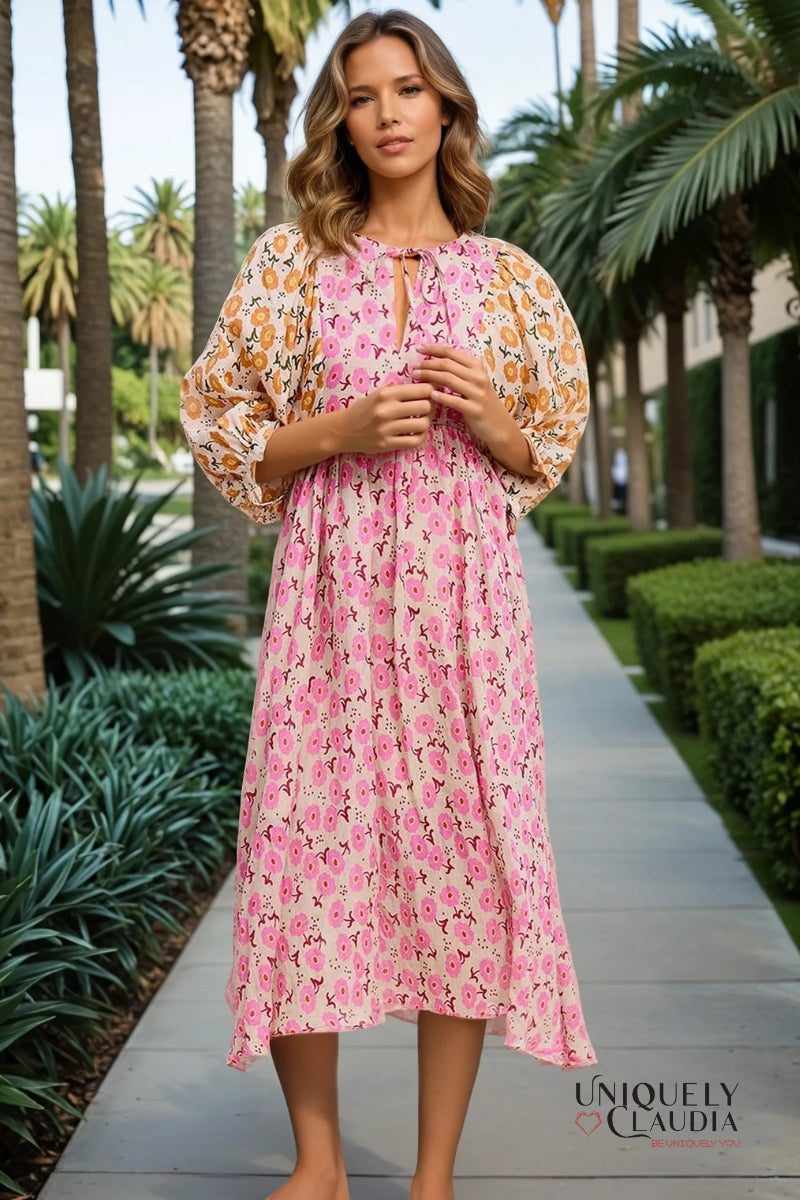 Payton Blossom Midi Dress | Uniquely Claudia