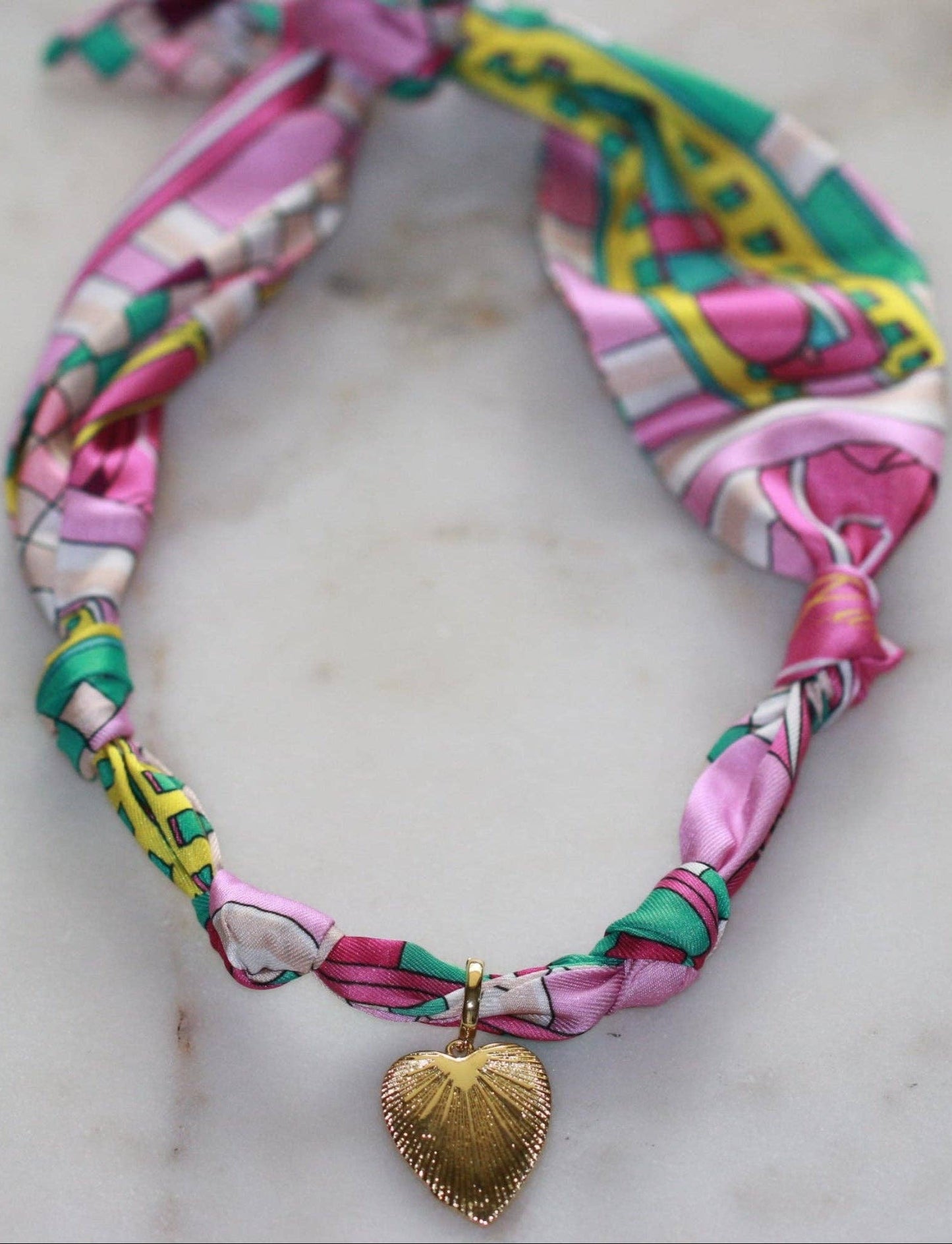 Pretty in Purples Scarf Necklace | Uniquely Claudia