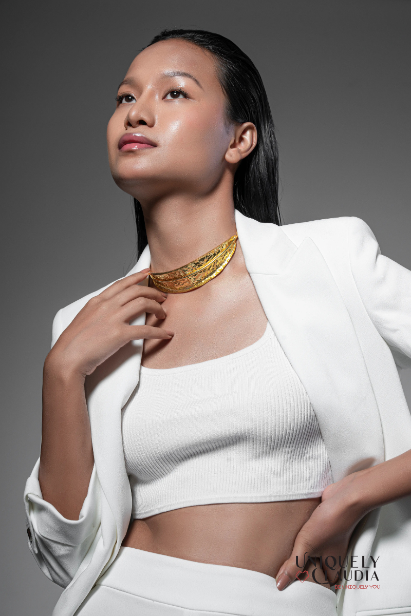 Rooh 24KT Gold-Plated Necklace - Uniquely Claudia Boutique