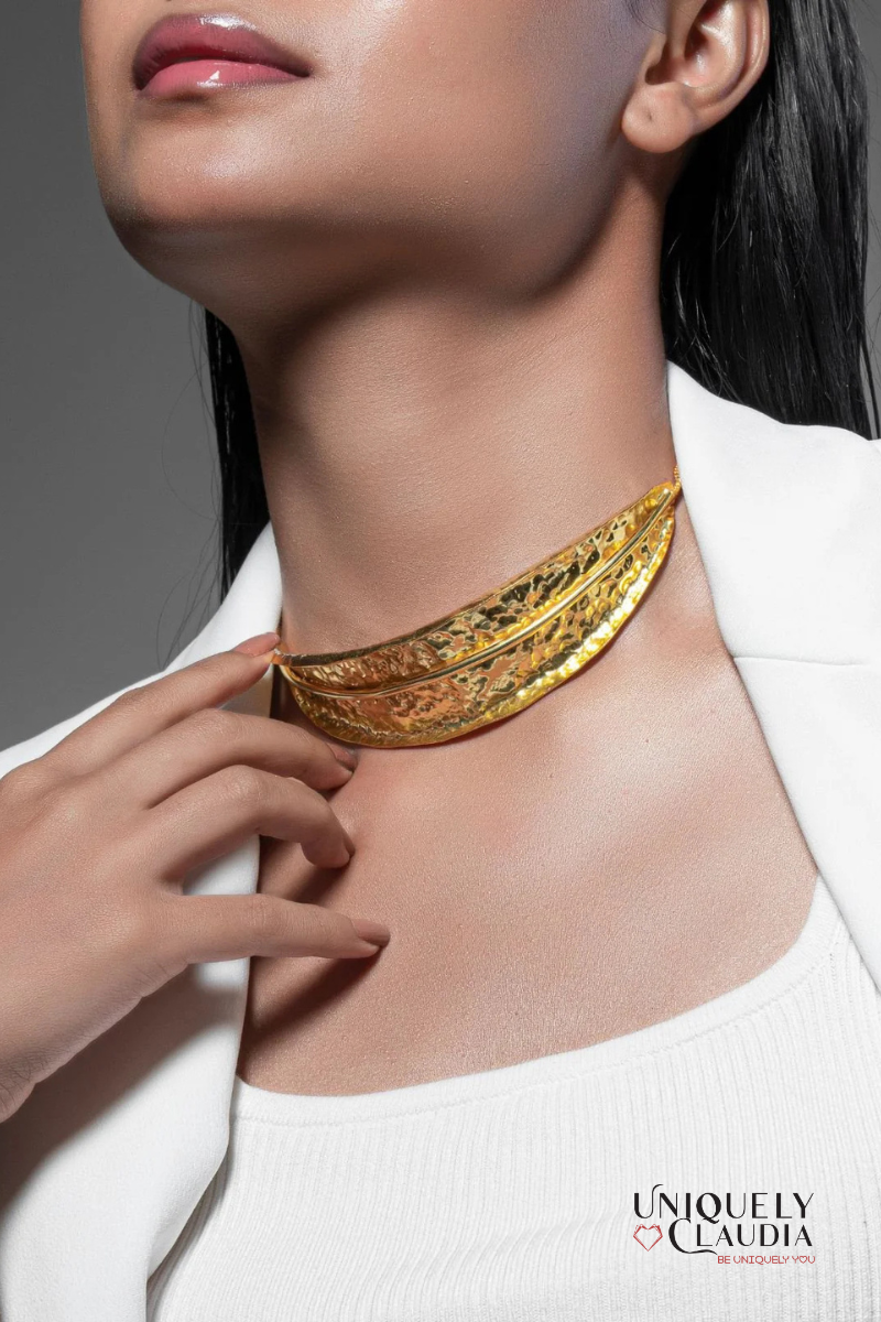 Rooh 24KT Gold-Plated Necklace - Uniquely Claudia Boutique