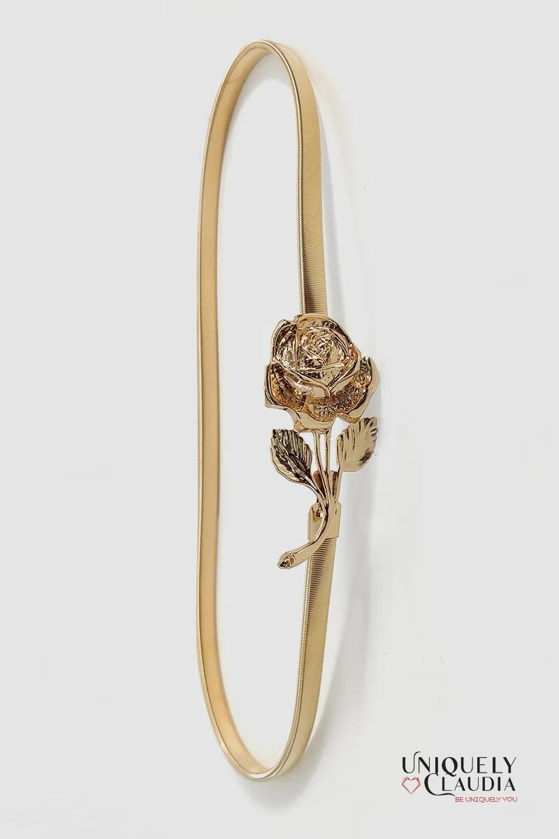 Rose Elastic Belt