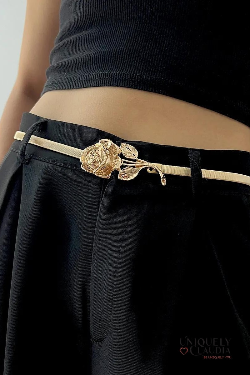Rose Elastic Belt