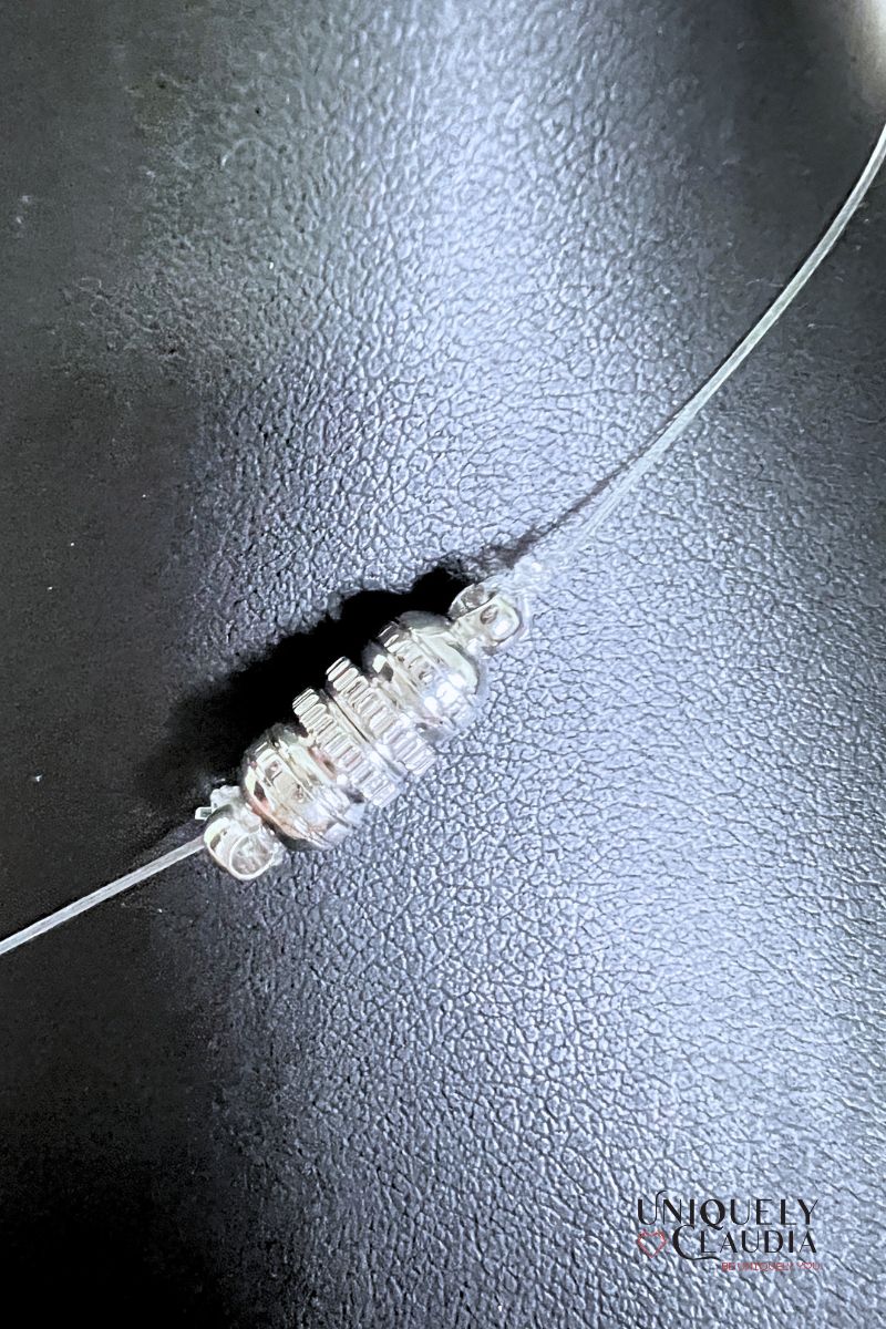 Women's Necklace Swarovski Floating Heart Illusion Necklace | Uniquely Claudia Boutique