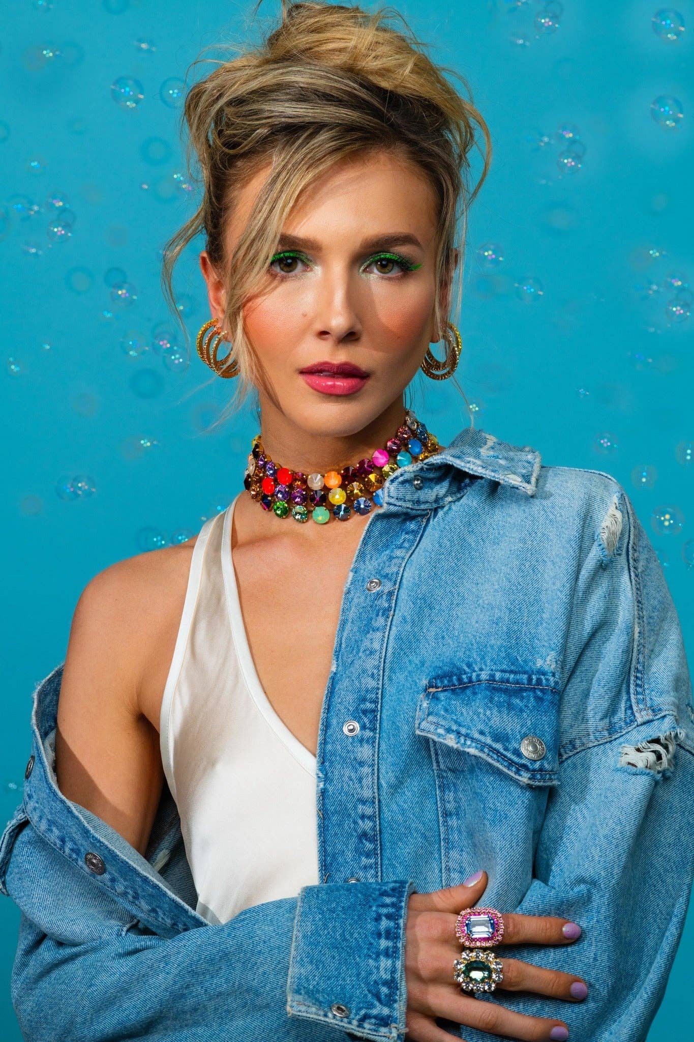TOVA Jonquil Slim Hoop Earrings