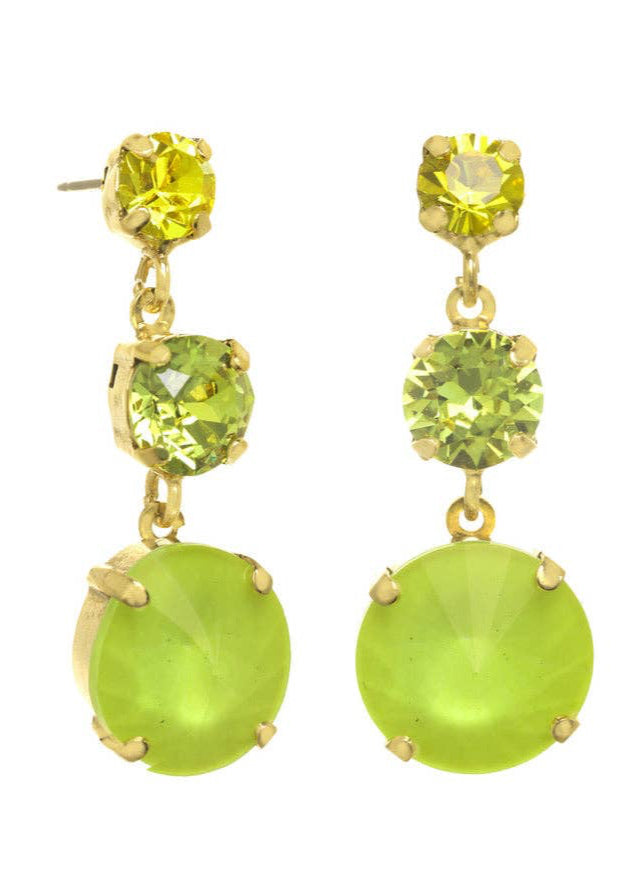 TOVA: Torin Earrings in Electric Yellow