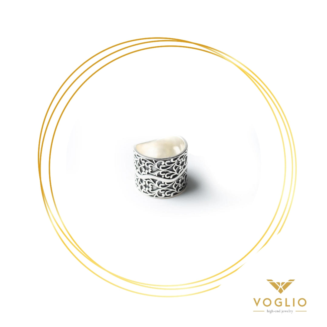 Wave Sterling Silver Ring | Uniquely Claudia Boutique