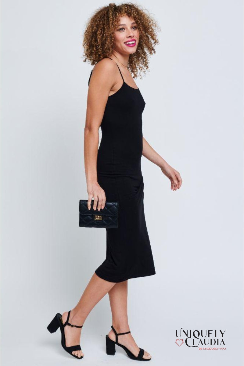 Wendy Quilted Black Crossbody Bag | Uniquely Claudia Boutique