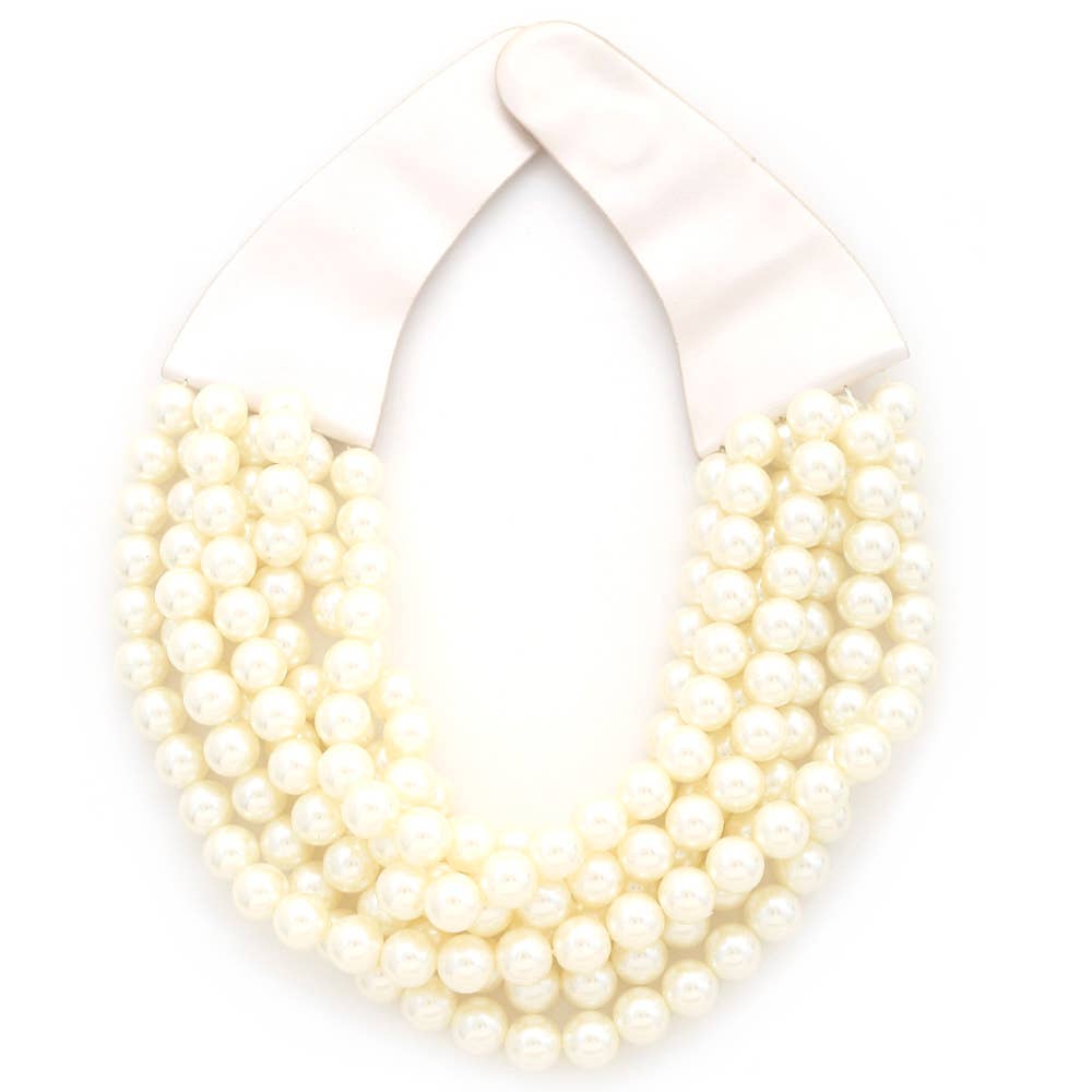 Beaded Layered Magnetic Closure Necklace | Uniquely Claudia Boutique