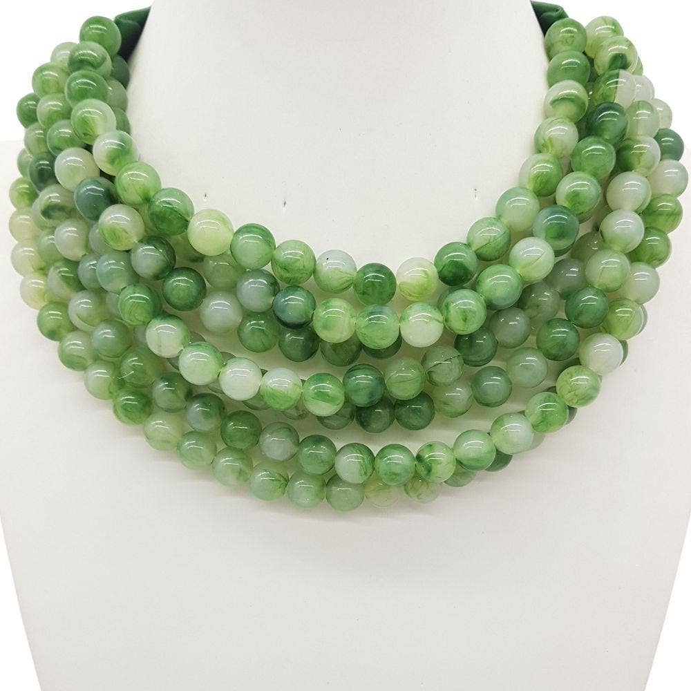 Beaded Layered Magnetic Closure Necklace | Uniquely Claudia Boutique