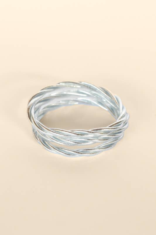 Kumali Gołd Leaf Twist Bracelet | Uniquely Claudia Boutique