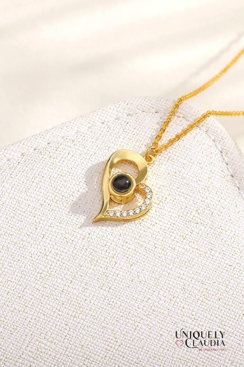 Love Heart Stainless Steel Necklace | Uniquely Claudia Boutique
