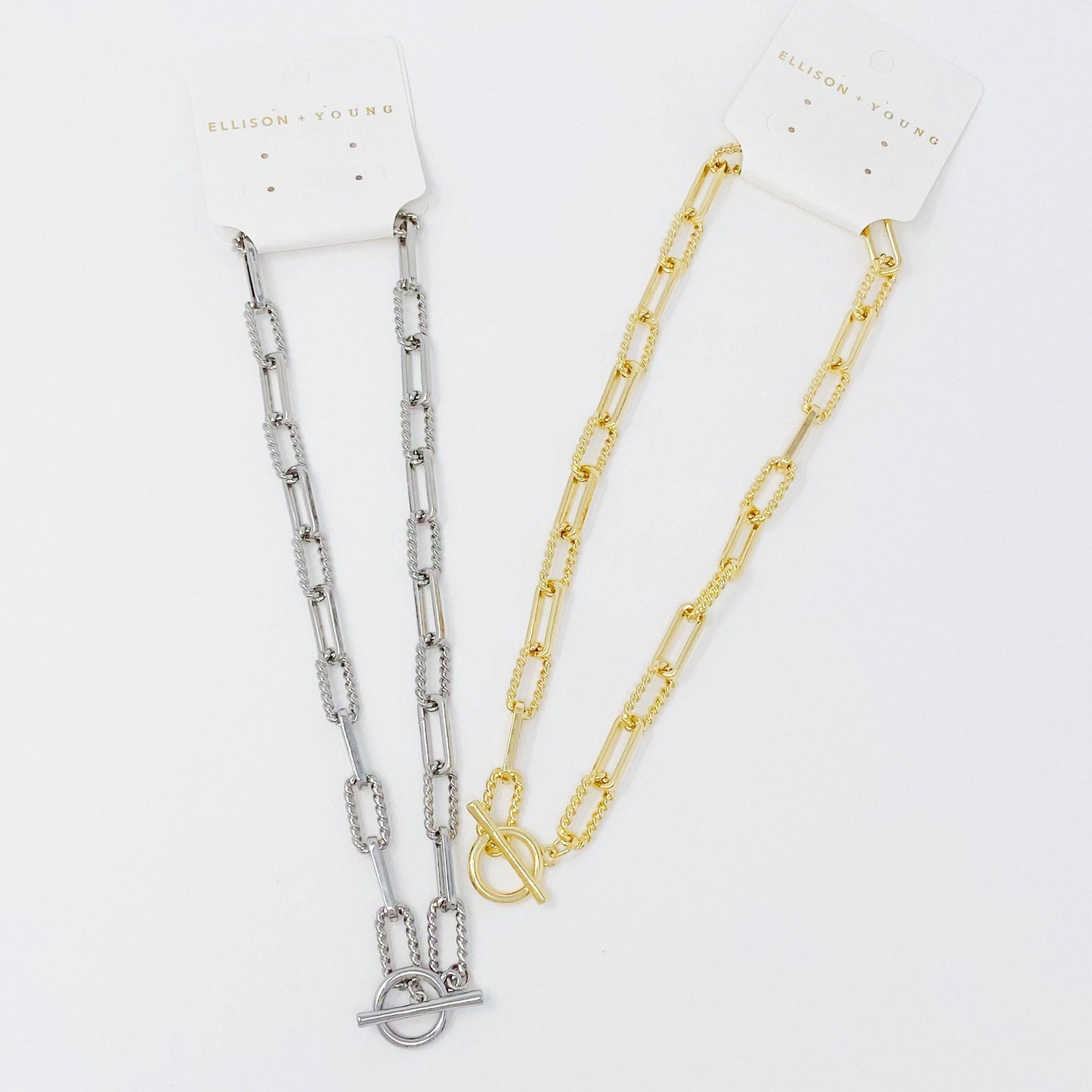 Toggle Chain Gold-Plated Link Necklace - Uniquely Claudia Boutique