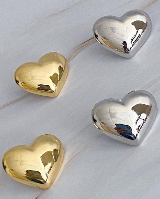 Polish My Heart Stud Earrings - Uniquely Claudia Boutique