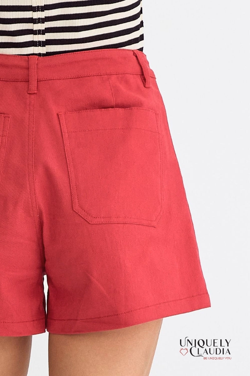 Char High Waisted Shorts - Uniquely Claudia Boutique