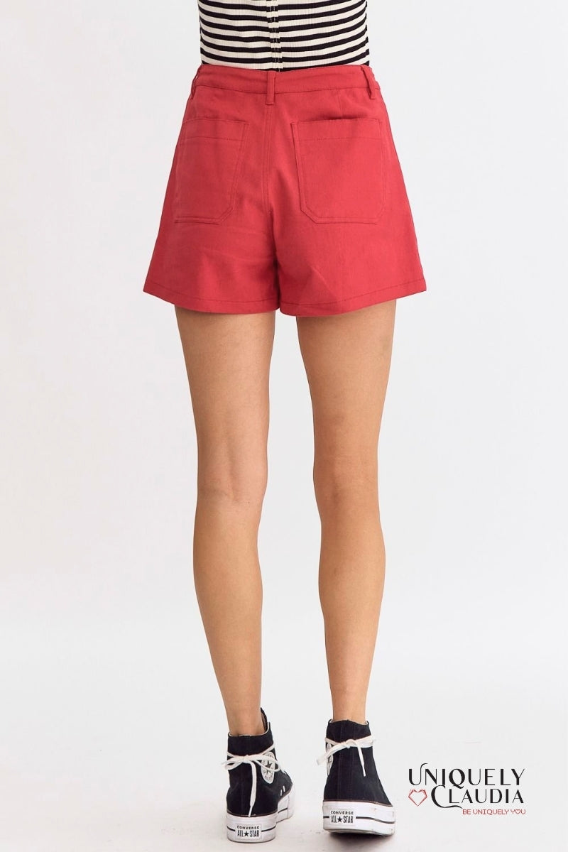 Char High Waisted Shorts - Uniquely Claudia Boutique