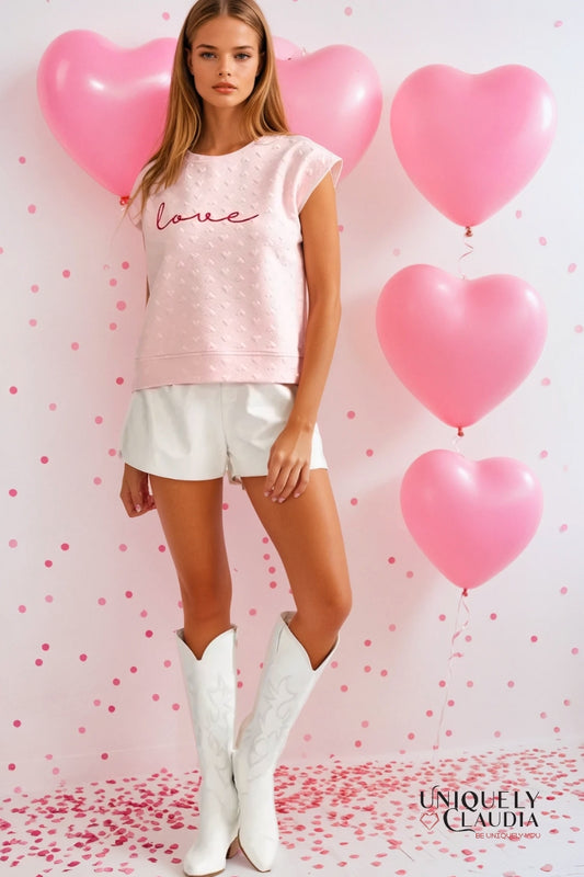 My Love Cap Sleeve Top | Uniquely Claudia Boutique