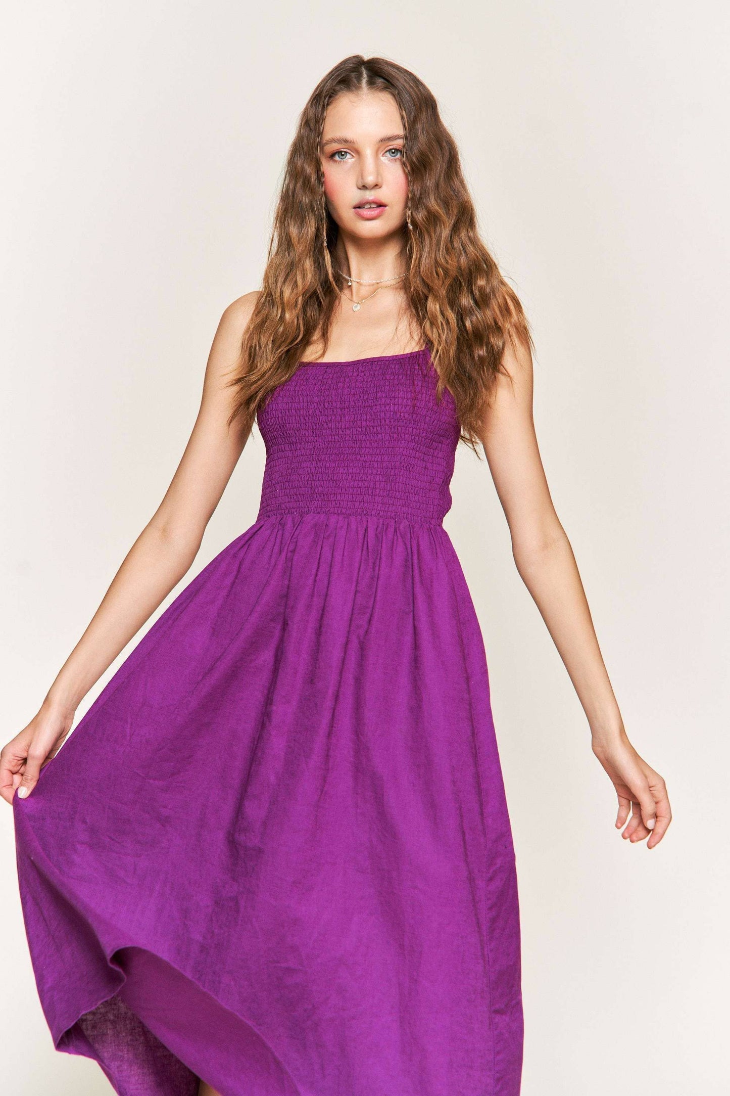 Mandy Sleeveless Midi Dress | Uniquely Claudia