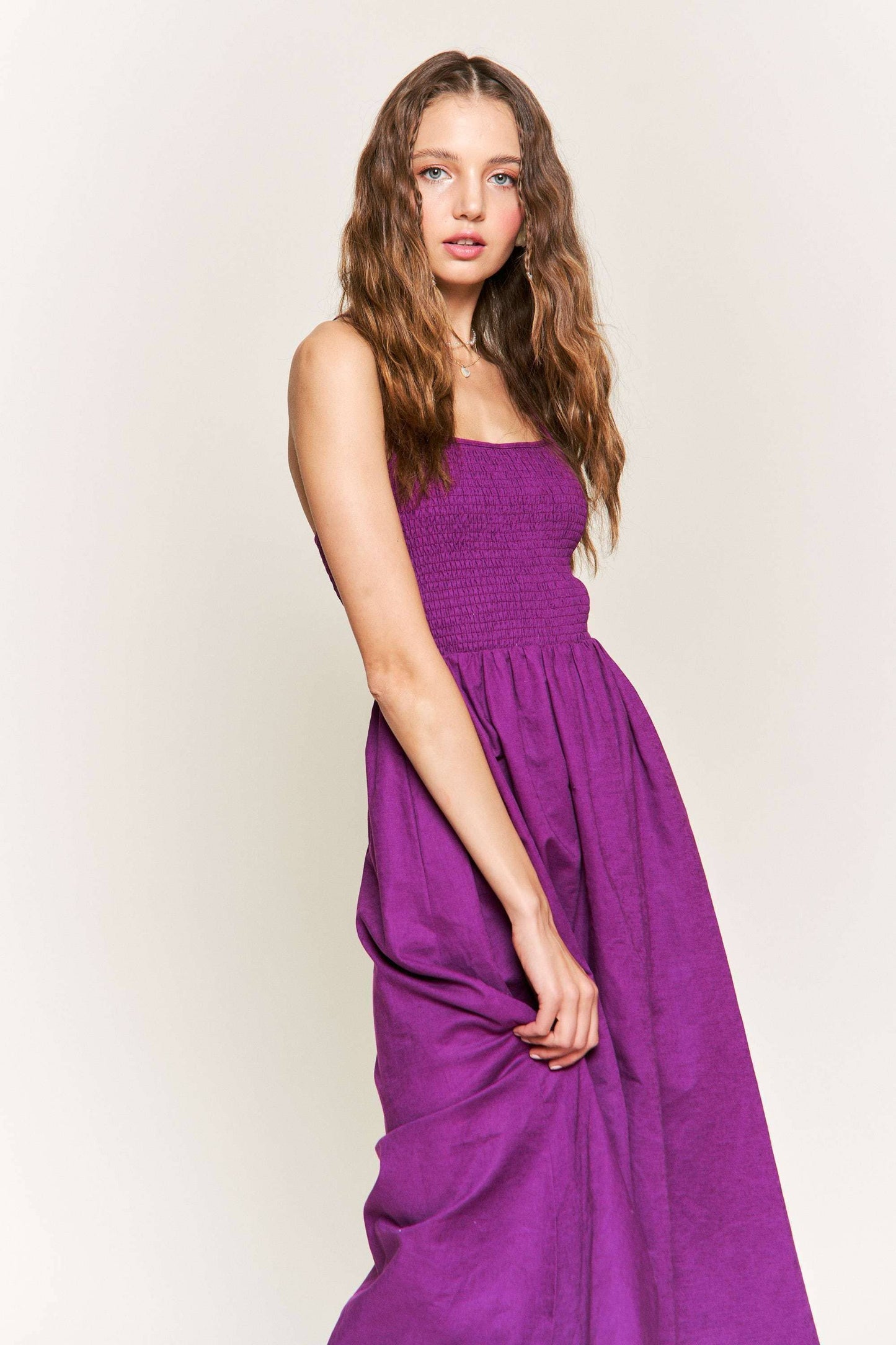 Mandy Sleeveless Midi Dress | Uniquely Claudia