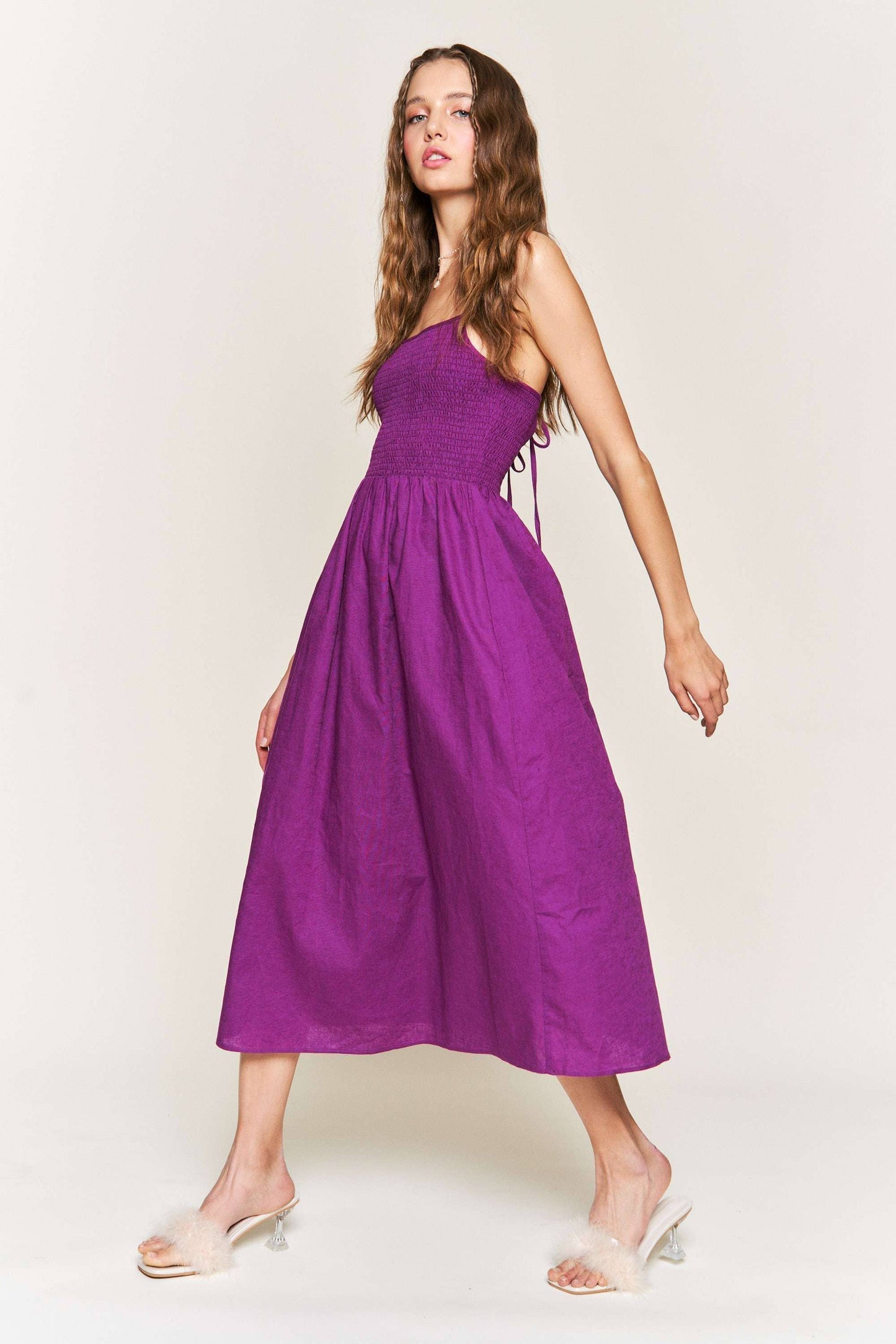 Mandy Sleeveless Midi Dress | Uniquely Claudia