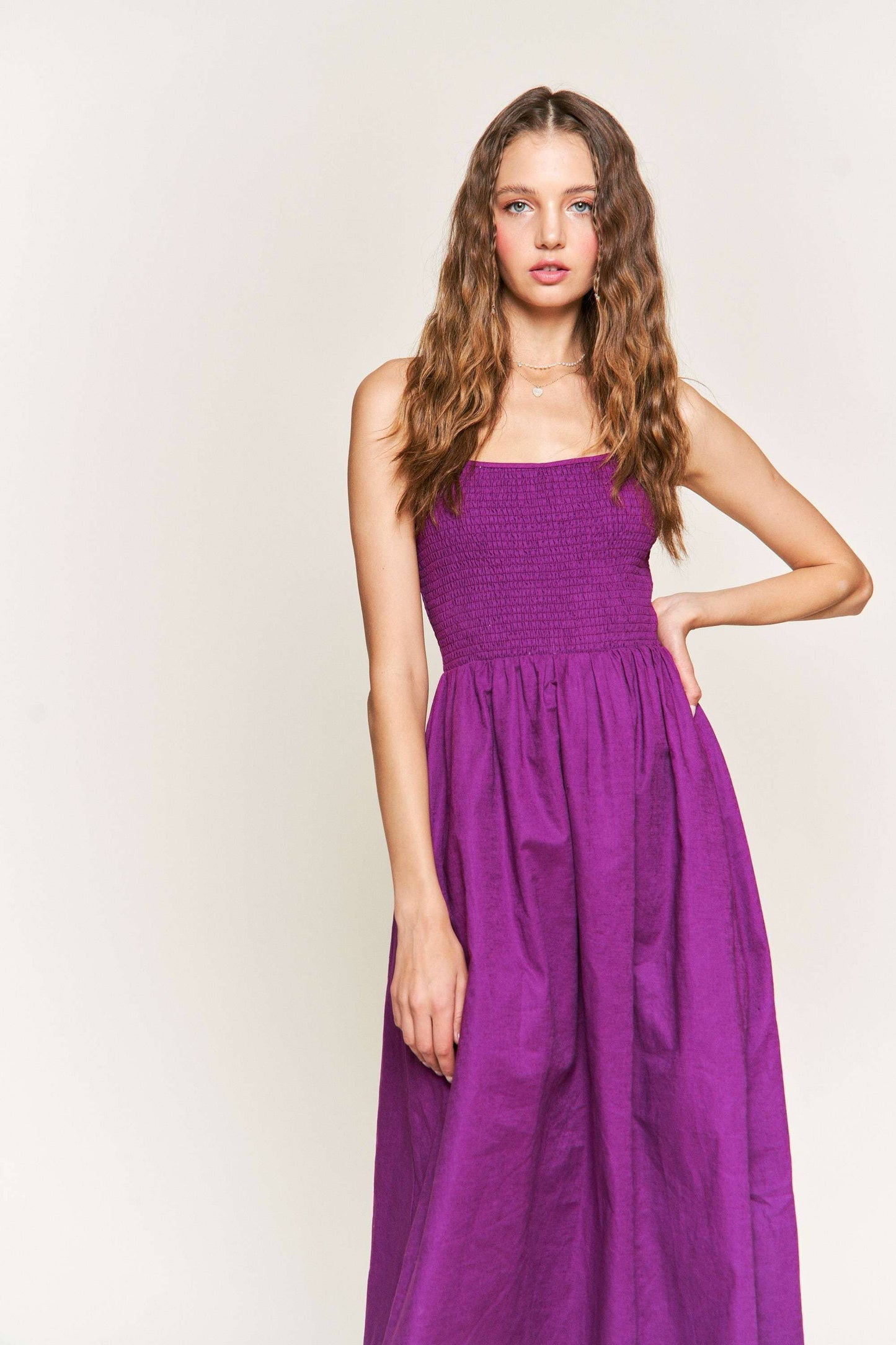 Mandy Sleeveless Midi Dress | Uniquely Claudia